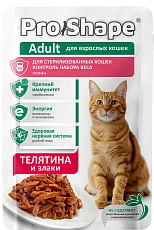 ProShape Пауч Adult Cat (Телятина, злаки)